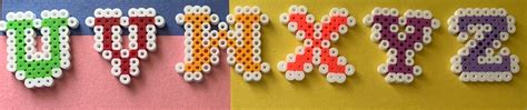 Perler Bead Alphabet Sprites Etsy