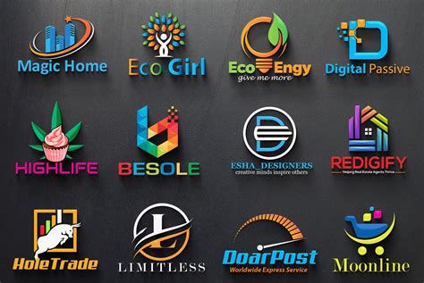 Eshadesigners I Will Do Unique 3d Logo Design For Your Company