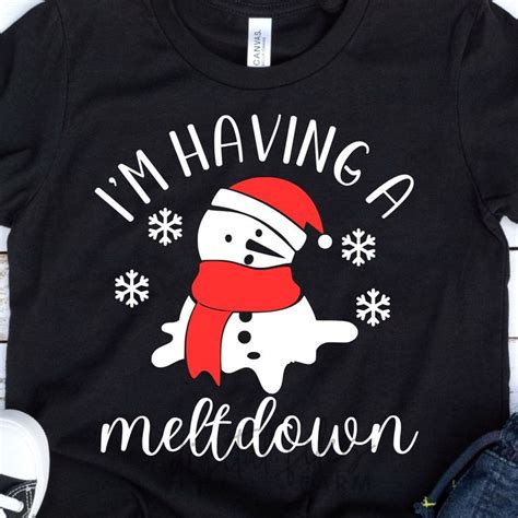 I M Having A Meltdown SVG Christmas Svg Winter Svg Snowman Svg