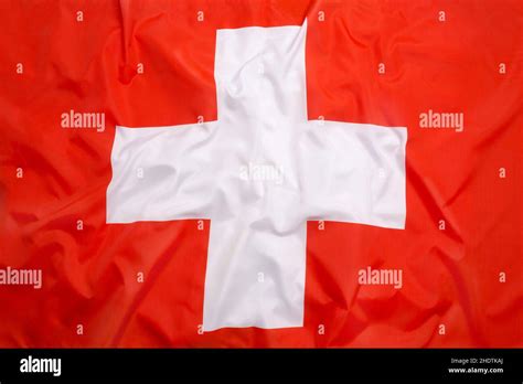 Schweiz Nationalflagge Schweiz Nationalflagge Stockfotografie Alamy