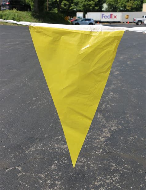 Osha Yellow Perimeter Marking Flag Bags Each Fl Peri Y