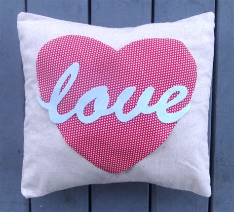 Love Heart Pillow cover Valentine Pillow heart throw pillow