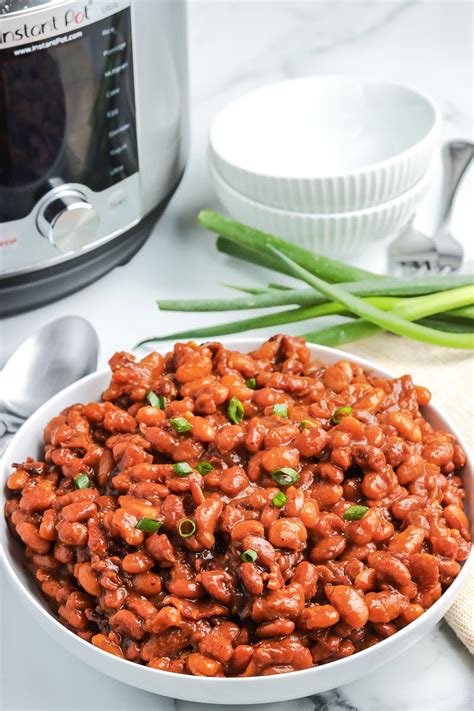 Instant Pot Baked Beans With Bbq Sauce Easy Budget Recipes