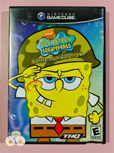 SpongeBob SquarePants Battle For Bikini Bottom GameCube Game NTSC ENGLISH Language