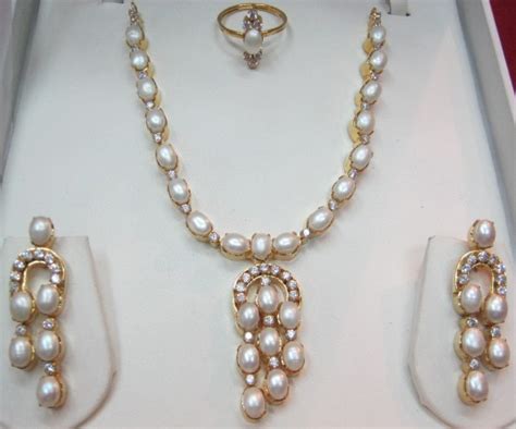 Real Pearl Necklace Sets Sincerely On Promotional Price In India