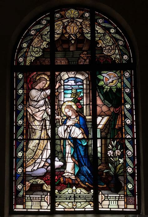 Stained Glass Windows Of Our Lady Of The Rosary Our Lady Of The