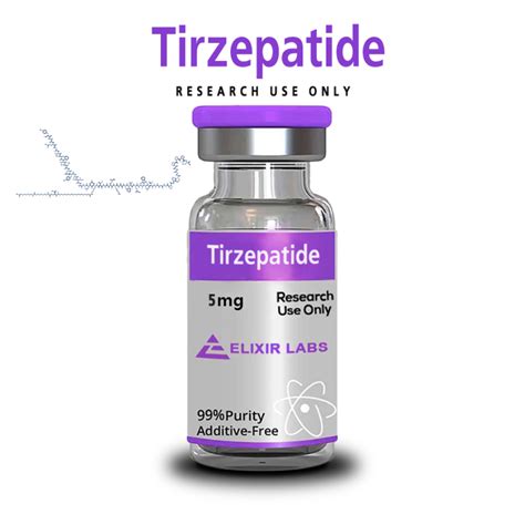 Tirzepatide Peptide Elixir Labs Co 100 Lab Tested