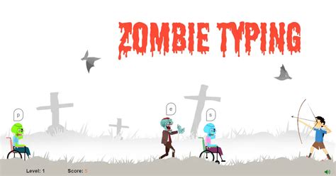 Zombie Typing Game - the best typing game for kids