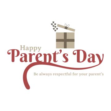 Happy Parents Day Celebration Greeting Calligraphy Vector Parents Day