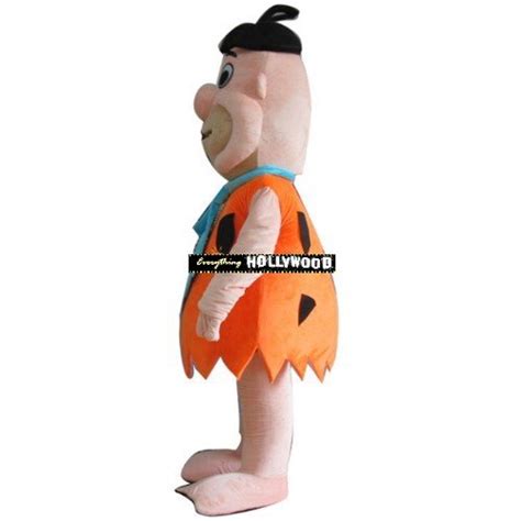 Fred Flintstone Character Mascot Character Adult Costume Halloween Costume