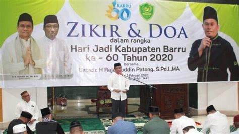 Ribuan Warga Barru Hadiri Zikir Dan Doa Bersama Di Masjid Agung Nurul