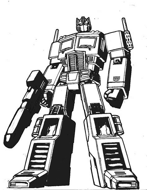 Optimus Prime Truck Coloring Pages Printable