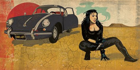 Tura Satana Faster Pussycat, Kill, Kill Poster Print by artist Jeff Brawn