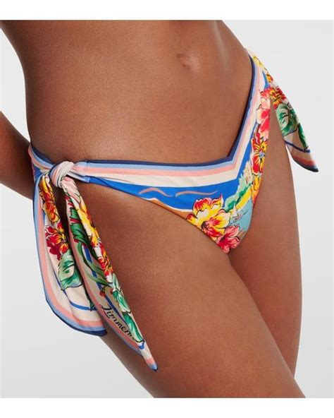 Zimmermann Bedruckter Bikini Alight In Blau Lyst CH