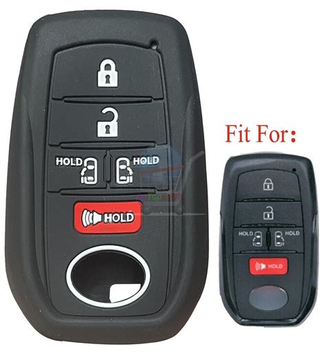 Fit Toyota Sienta Alphard Vellfire Button Remote Silicone Key Fob