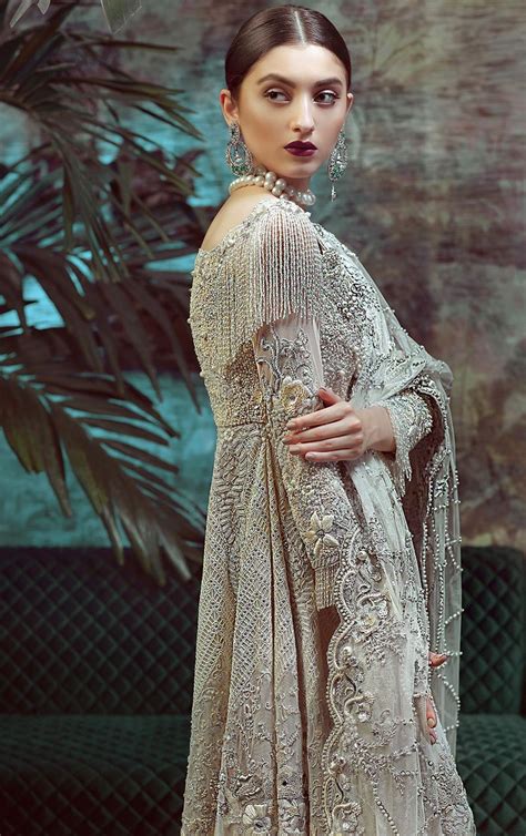 Beautiful Heavily Embroidered Pakistani Bridal Dress By Tena Durrani Online Shopping In Pakistan