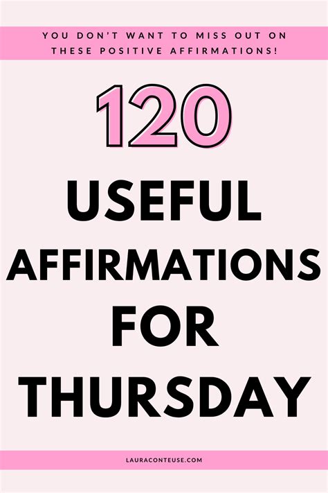 Positive Thursday Affirmations To Boost Your Mood