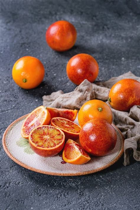 Sicilian Blood Oranges Fruits Stock Image Image Of Juicy Blood