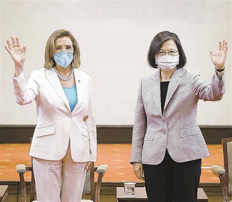 米下院議長 蔡総統と会談 中国けん制 「団結」表明 台湾訪問 山陰中央新報デジタル