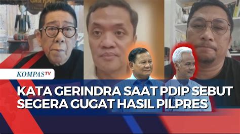 Reaksi Gerindra Soal TPN Ganjar Sebut Ada Kecurangan Yang Menguntungkan