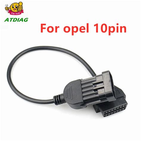 Obd2 Auto Diagnosztikai Csatlakozó Adapter Az Opel 10 Pin Cármazási