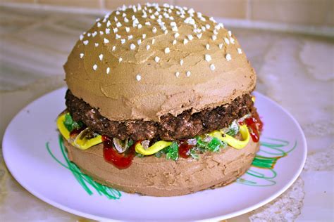 Hamburger Cakes Decoration Ideas Little Birthday Cakes