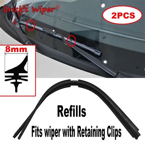 2Pcs Lot AAA Grade Car Auto Vehicle Soft Rubber Refill For Pinch Tab