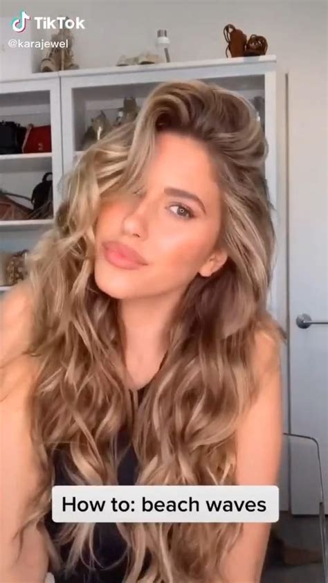 Beach Waves Hair Tutorial Ideas Waves Hair Tutorial Brunette