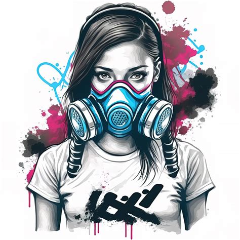 Download Woman Gas Mask T Shirt Royalty Free Stock Illustration Image Pixabay