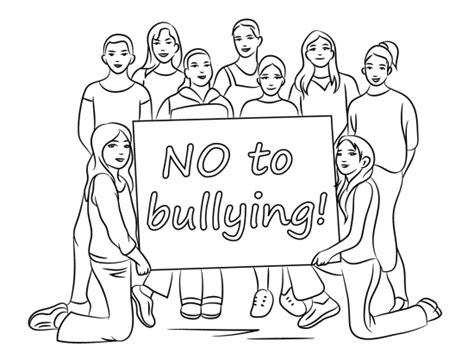 Desenho Sobre Bullying Para Colorir - Empatia | 65+ Desenhos para colorir para imprimir grátis