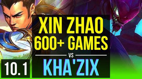 Xin Zhao Vs Khazix Jungle Rank 7 Xin Zhao 600 Games Br Master