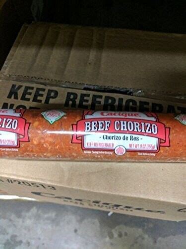 Cacique Beef Chorizo Sausage 9 Oz 6 Pack Ebay