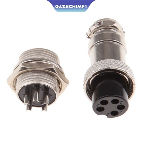 Special Offer 1set Gx16 5pin Male And Female Circular Aviation Socket Plug Wire Panel Connector