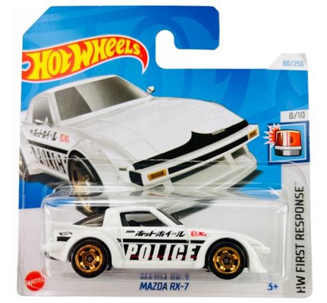 HOT WHEELS MAZDA RX POLICJA POLICE ReSoRaK MODEL AUTKO AUTO SAMOCHODZIK Cena