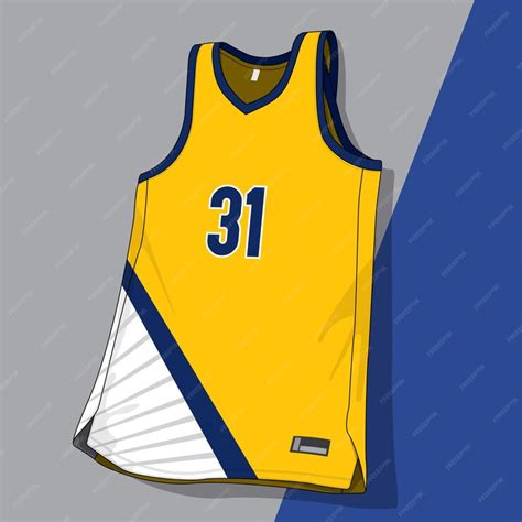 Premium Vector | Basketball jersey template vector mockup