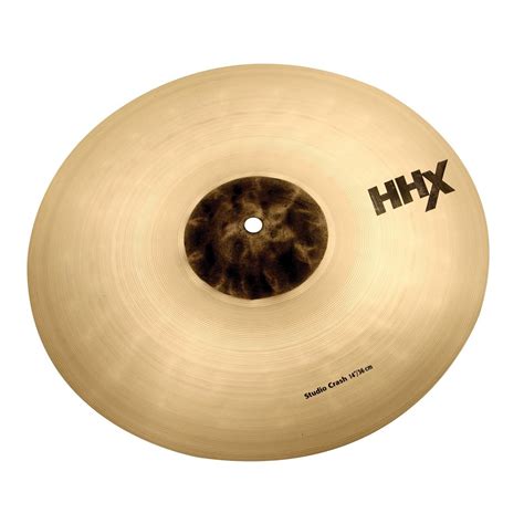 DISC Sabian HHX 14 Studio Crash Cymbal Natural Finish At Gear4music