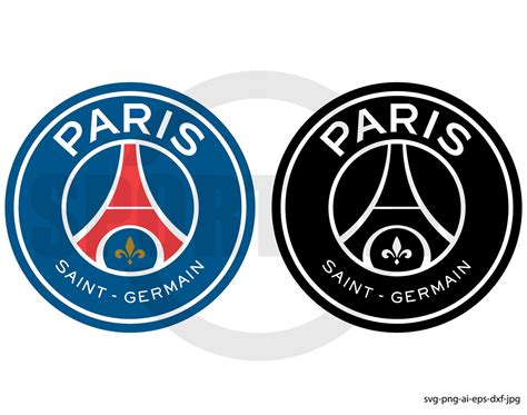 Psg Silhouette Instant Download Svg Png Eps Dxf Ai  Etsy Ireland