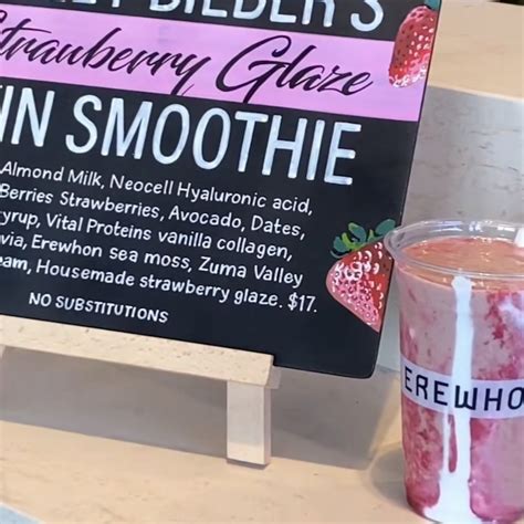 How To Recreate Hailey Bieber S Strawberry Glaze Smoothie Girlslife