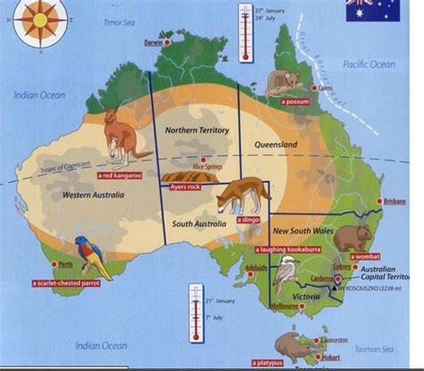 Arriba Imagen Carte De L Australie En Anglais Fr Thptnganamst Edu Vn