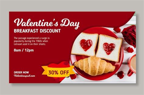 Free Vector Valentine S Day Sales Banner Template