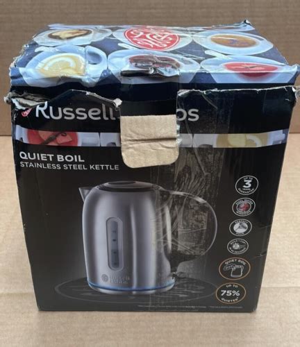 Russell Hobbs Quiet Boil Kettle Brushed Stainless Steel W