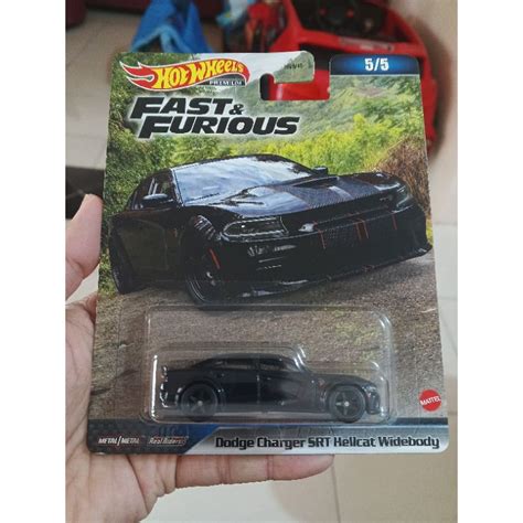 Hot Wheels Premium Fast Furious Dodge Charger SRT Hellcat Widebody Protector Premium Shopee