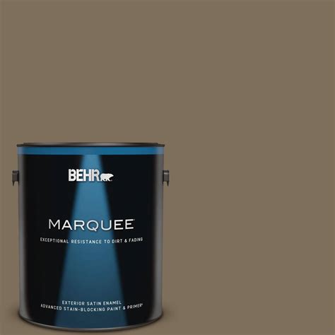 Behr Marquee Gal D Butternut Wood Satin Enamel Exterior Paint