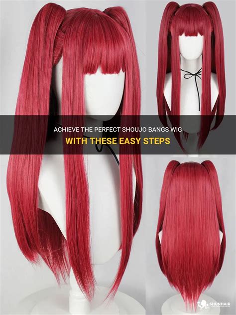 Achieve The Perfect Shoujo Bangs Wig With These Easy Steps Shunhair