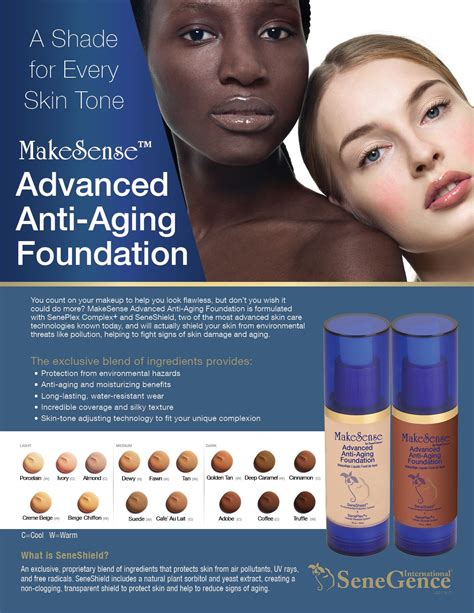 MakeSense Advanced Anti-Aging Foundations is one of the best ...