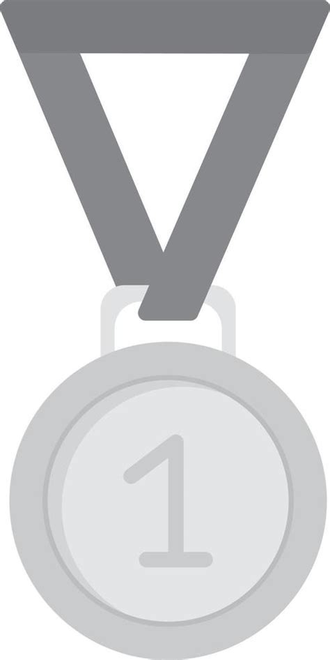 Medal Flat Greyscale 9745652 Vector Art At Vecteezy