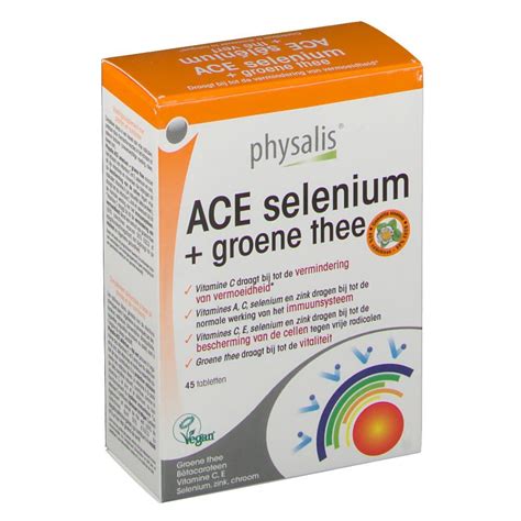 Physalis Ace Selenium Thé Vert 45 Pcs Redcare Pharmacie