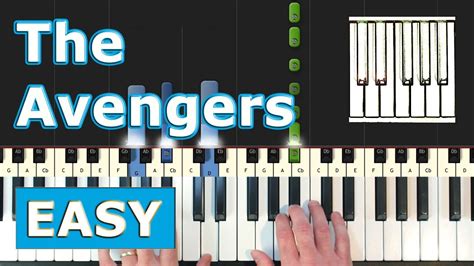 Avengers Theme Song Piano Letter Notes - Theme Image