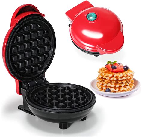 Стильная и портативная, электрическая мини - вафельница Waffle Maker с ...