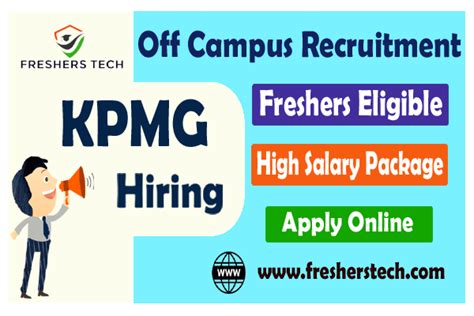 Kpmg Recruitment For Freshers Hiring Analyst Technology Jobs